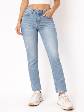 Dream Out Loud Selena Gomez Light Wash Skinny Jeans Size 5 NWT 25” Inseam